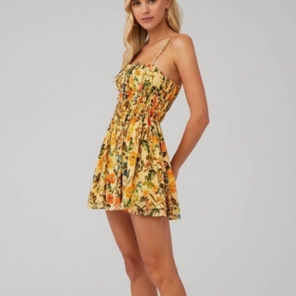 Floral Yellow Sundress
